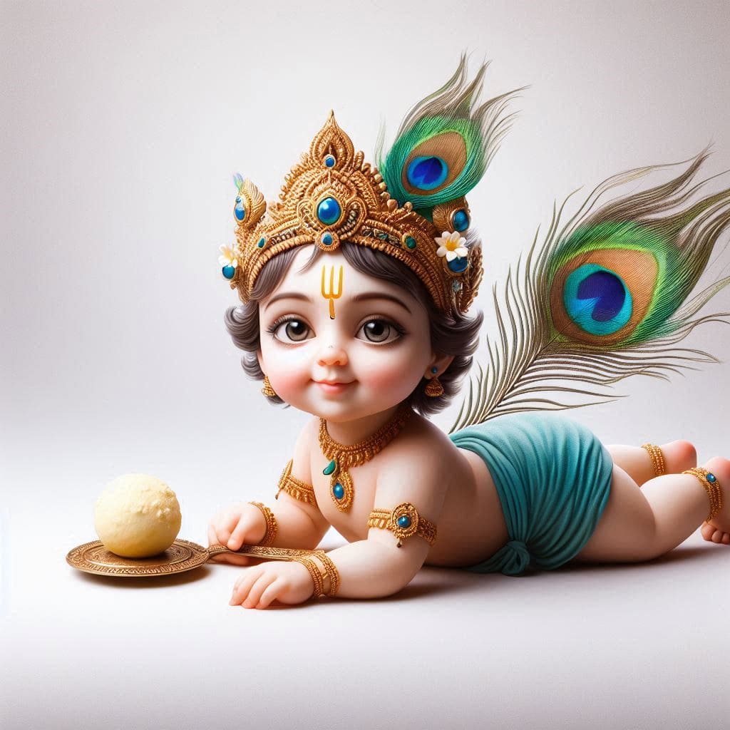 Krishna janmashtami banner hd images free download