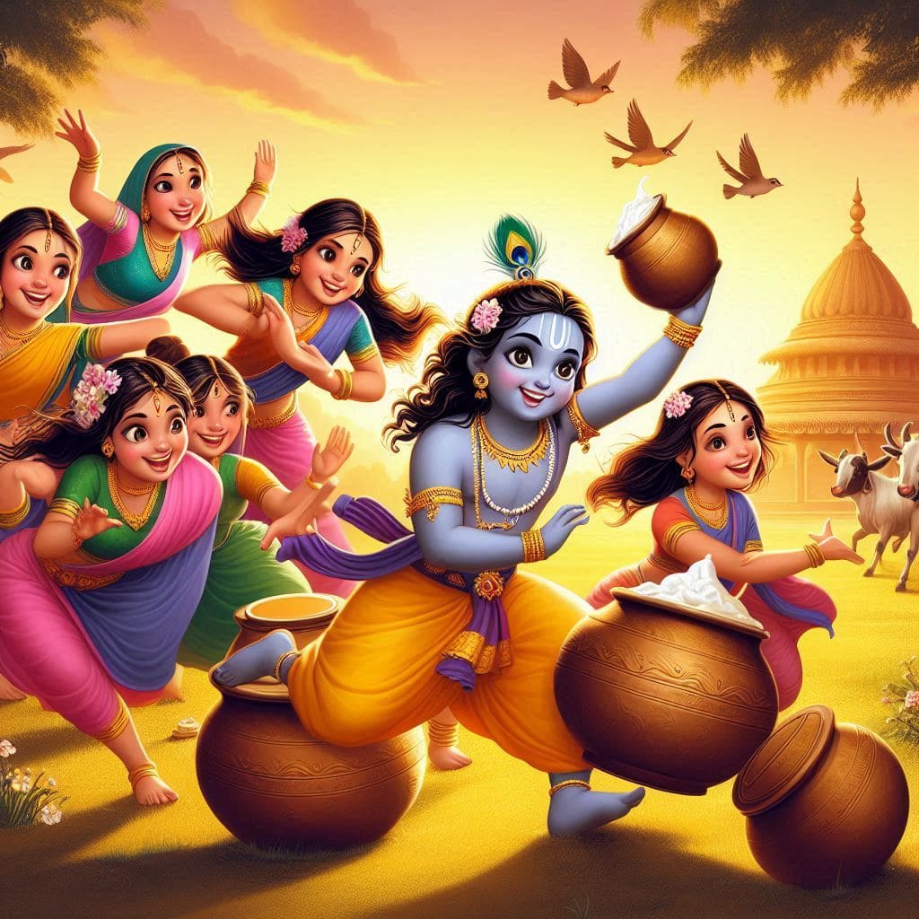 Krishna janmashtami images free download