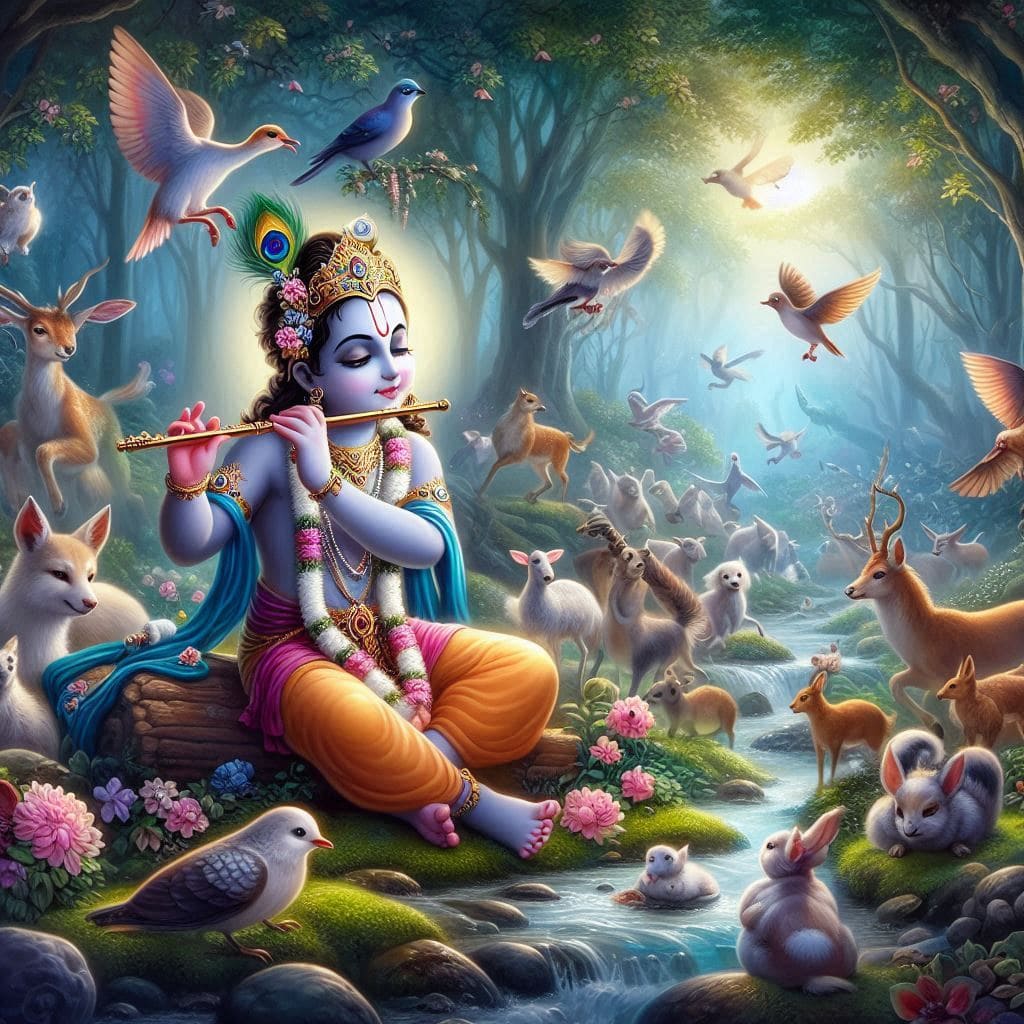 Krishna janmashtami images hd download