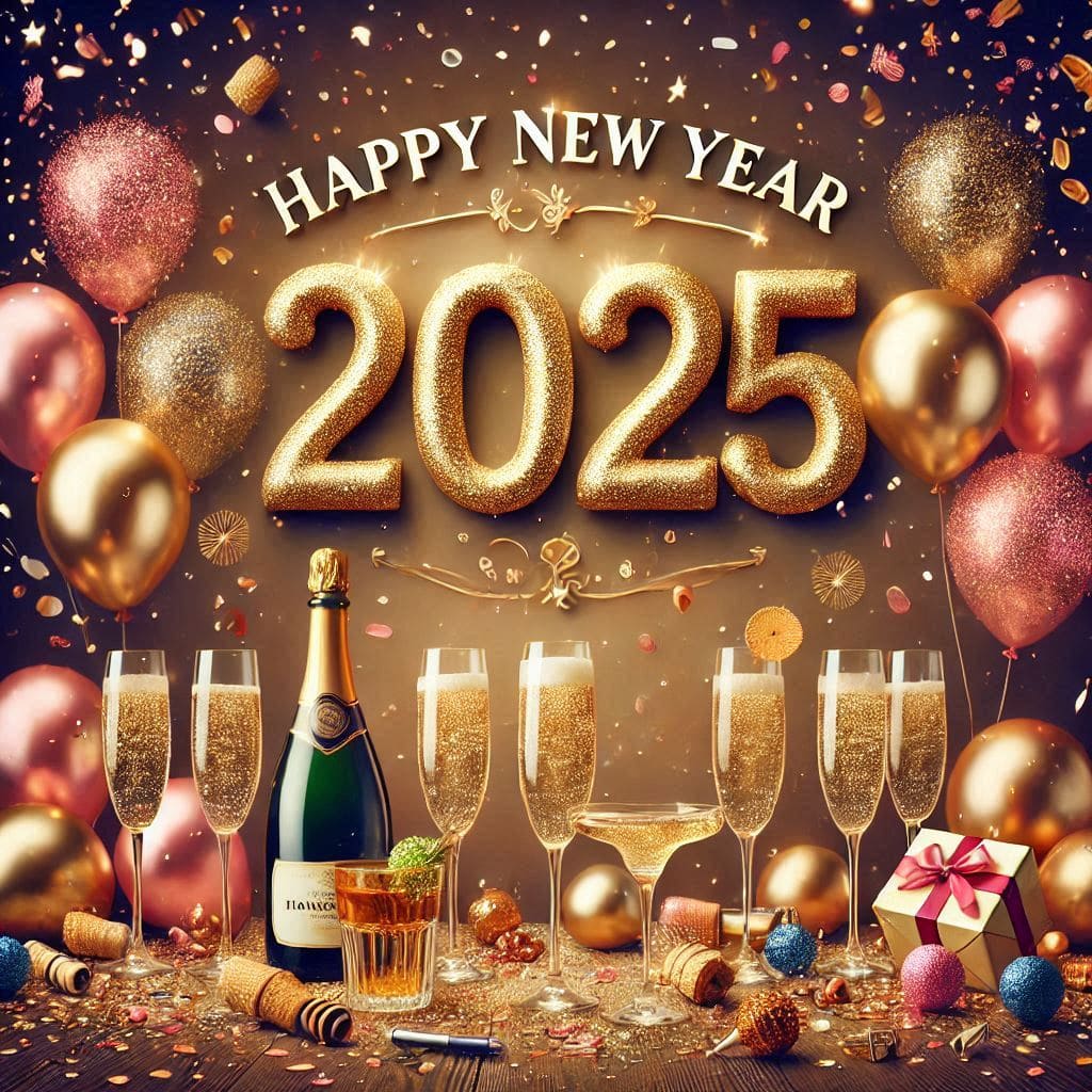 Happy New Year 2025 video