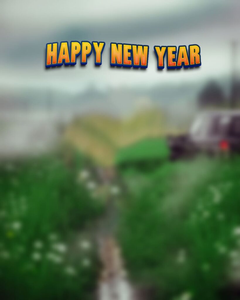 Happy new year 2025 Photo editing