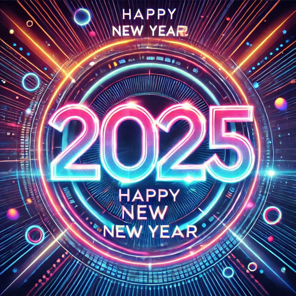 Happy new year 2025 Photo editing