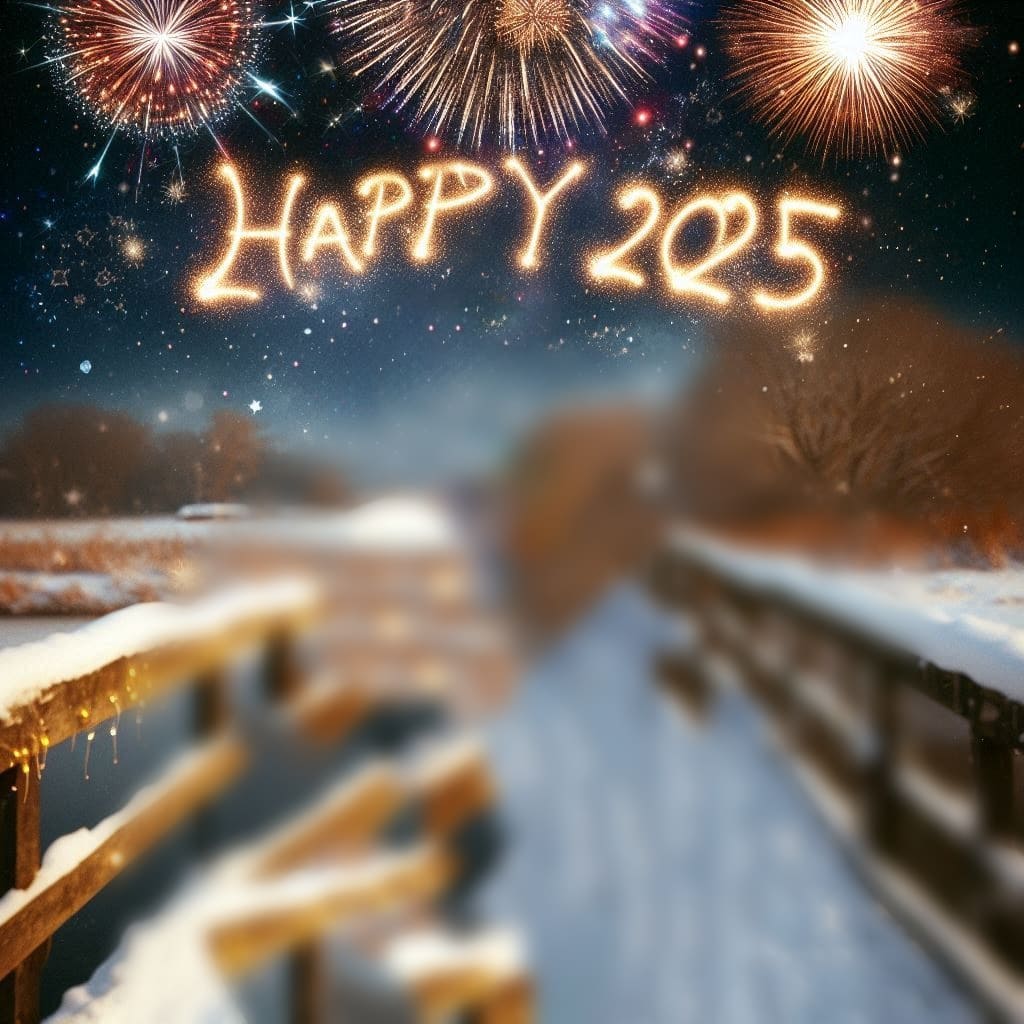 Happy new year 2025 background download