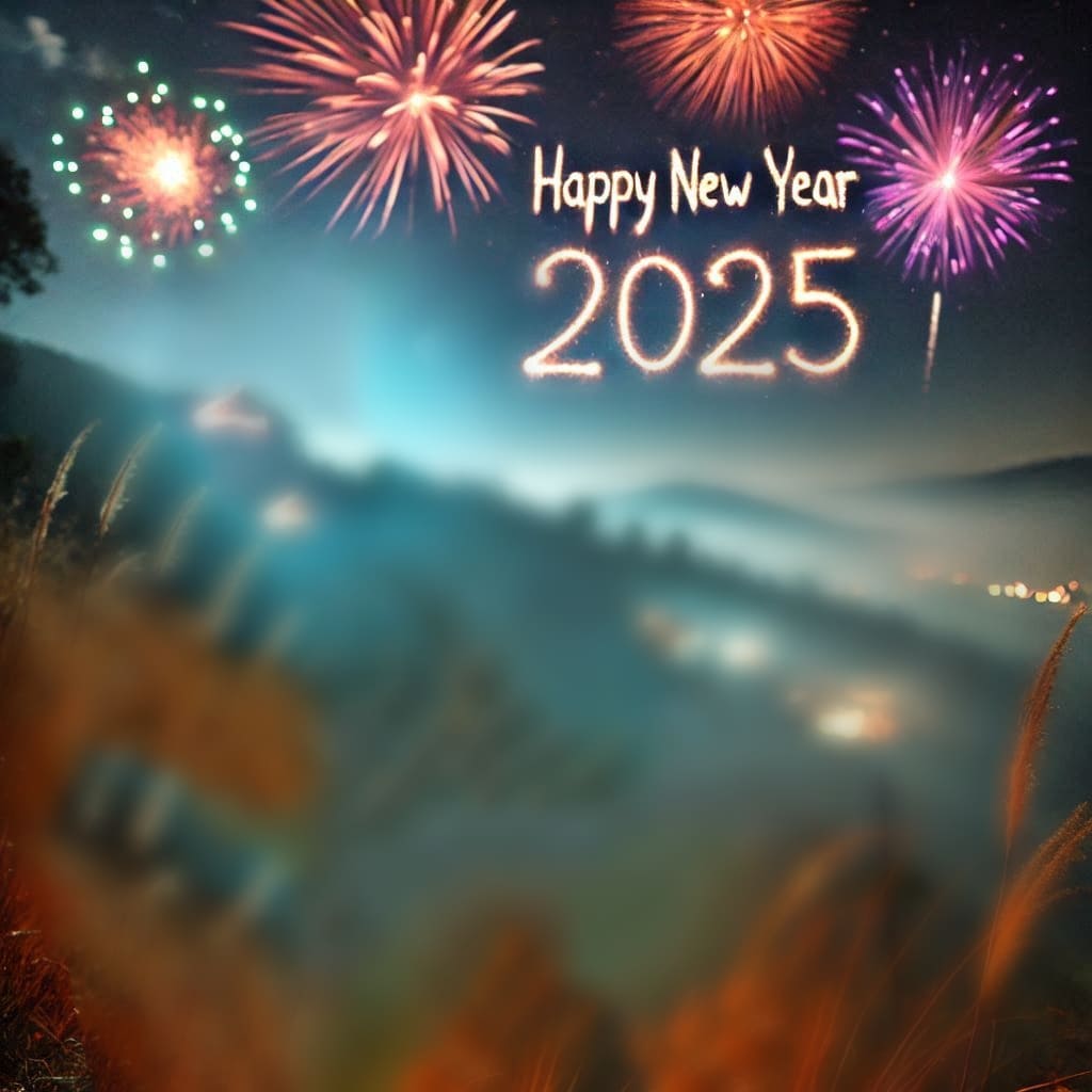 Happy new year 2025 background free download