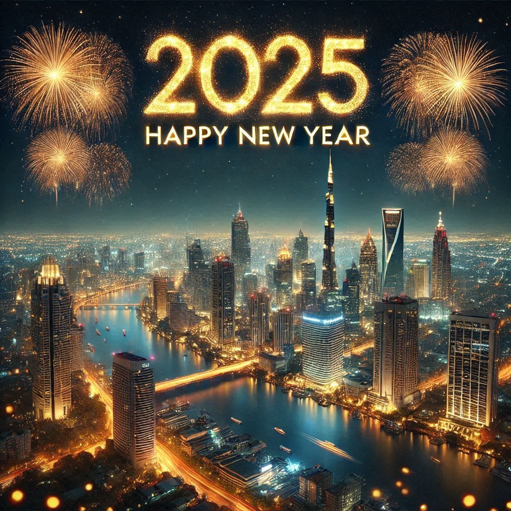 Happy new year 2025 background png