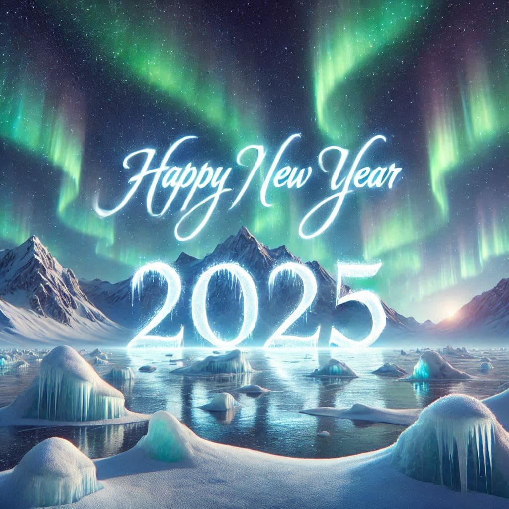 Happy new year 2025 design images gif