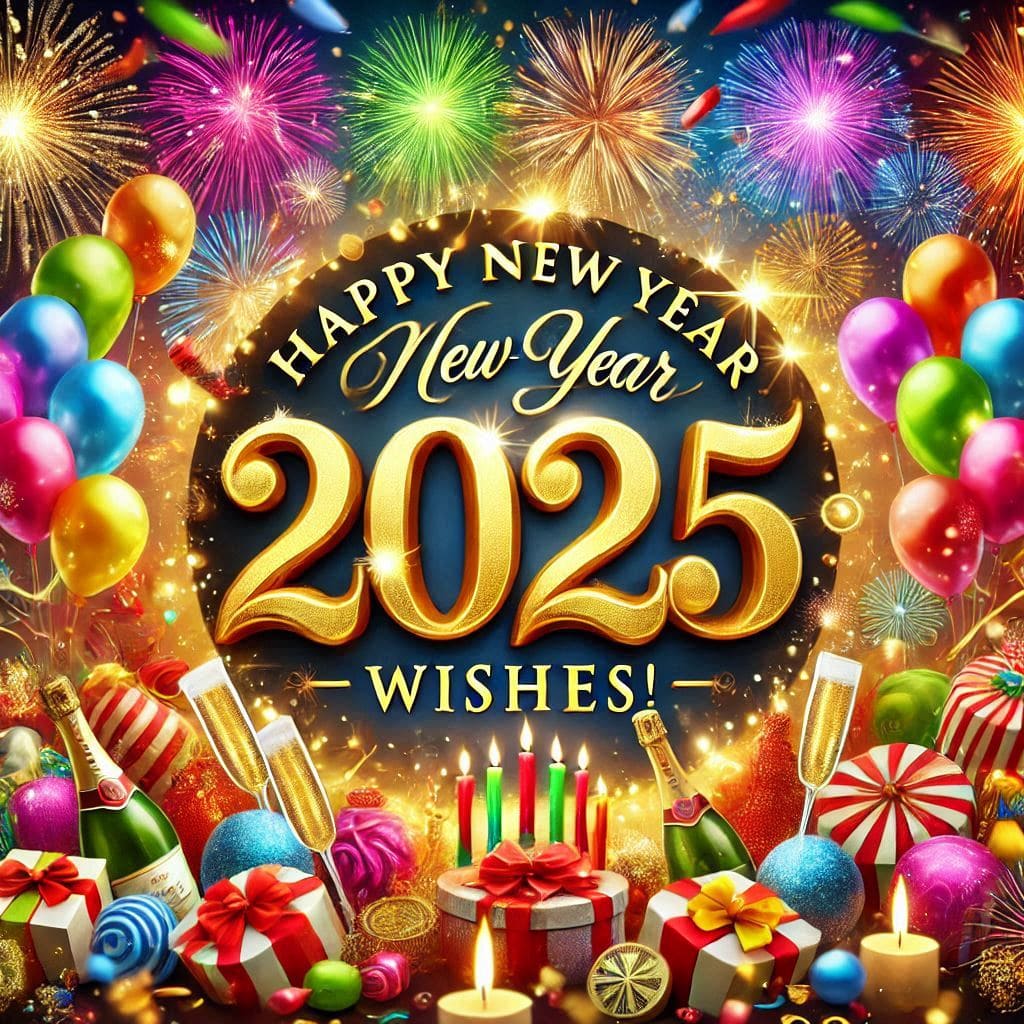 Happy new year 2025 design