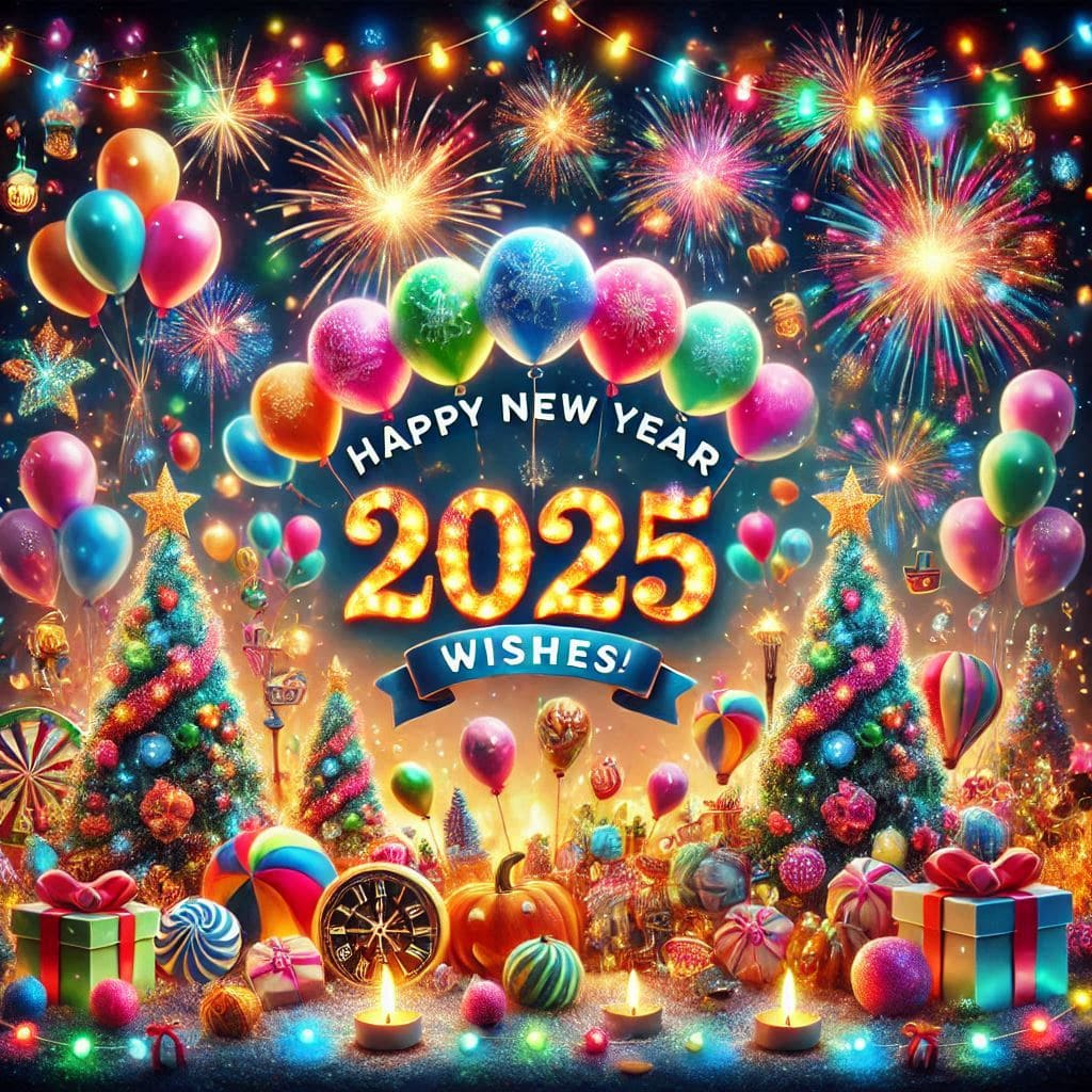 Happy new year 2025 photo editing online free