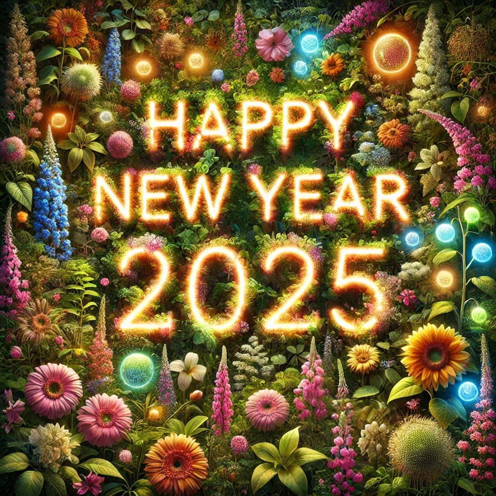 Happy new year 2025 photo editing online free