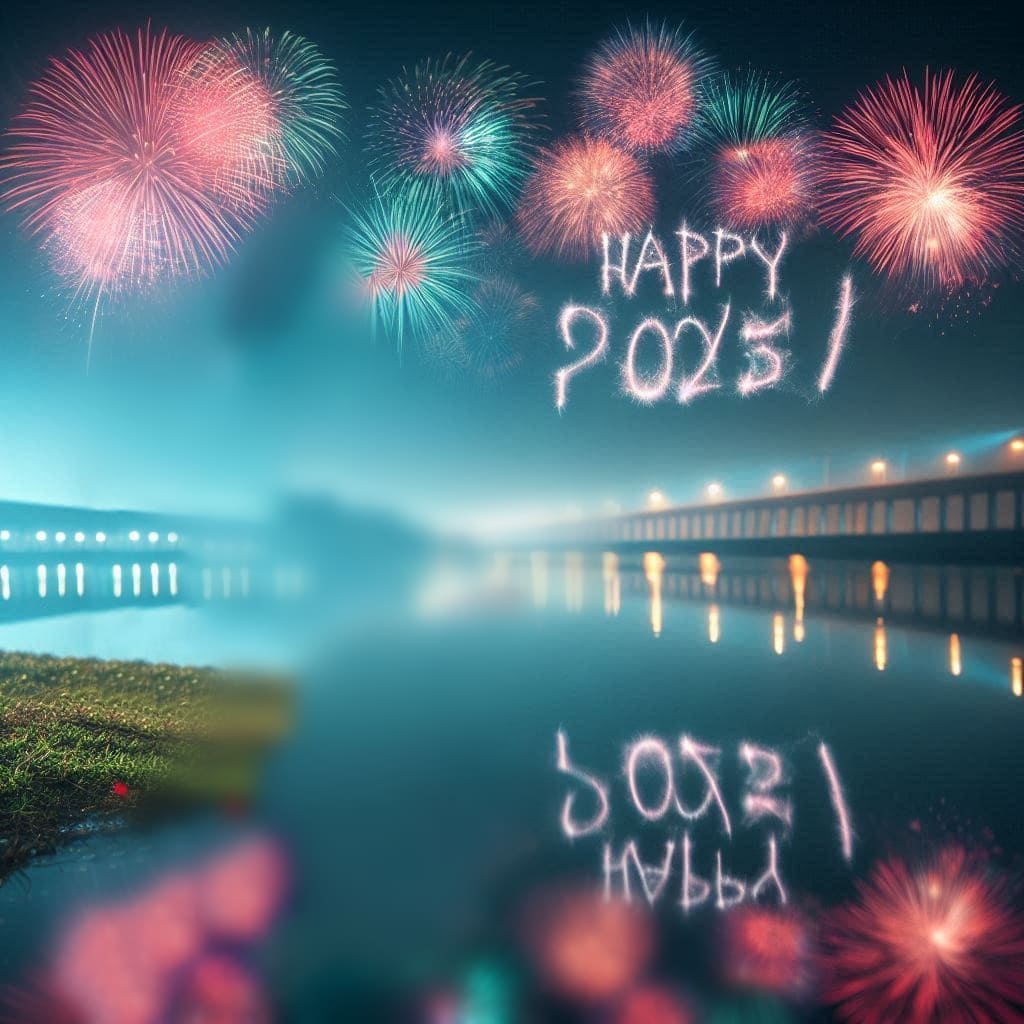 Happy new year 2025 photo editing online free