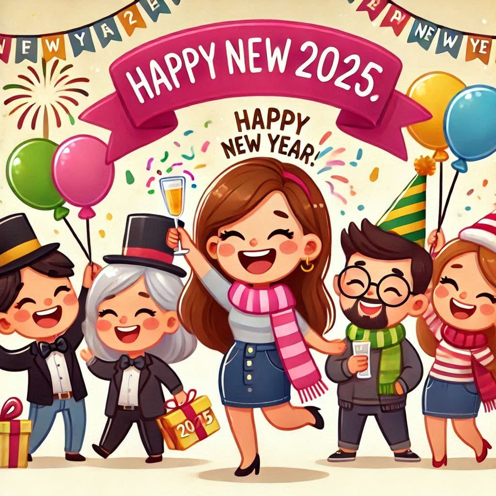 Happy new year 2025 photo gif download