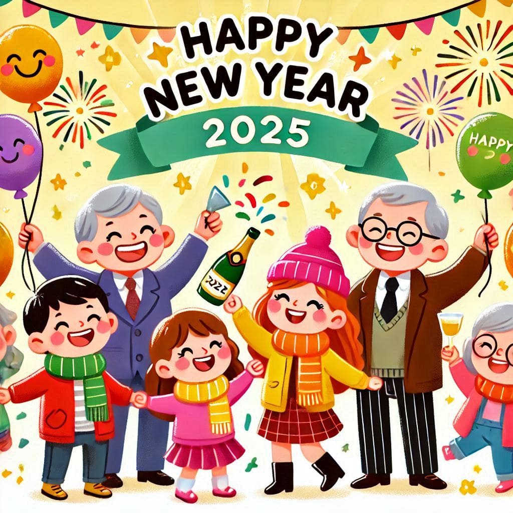 Happy new year 2025 wallpaper