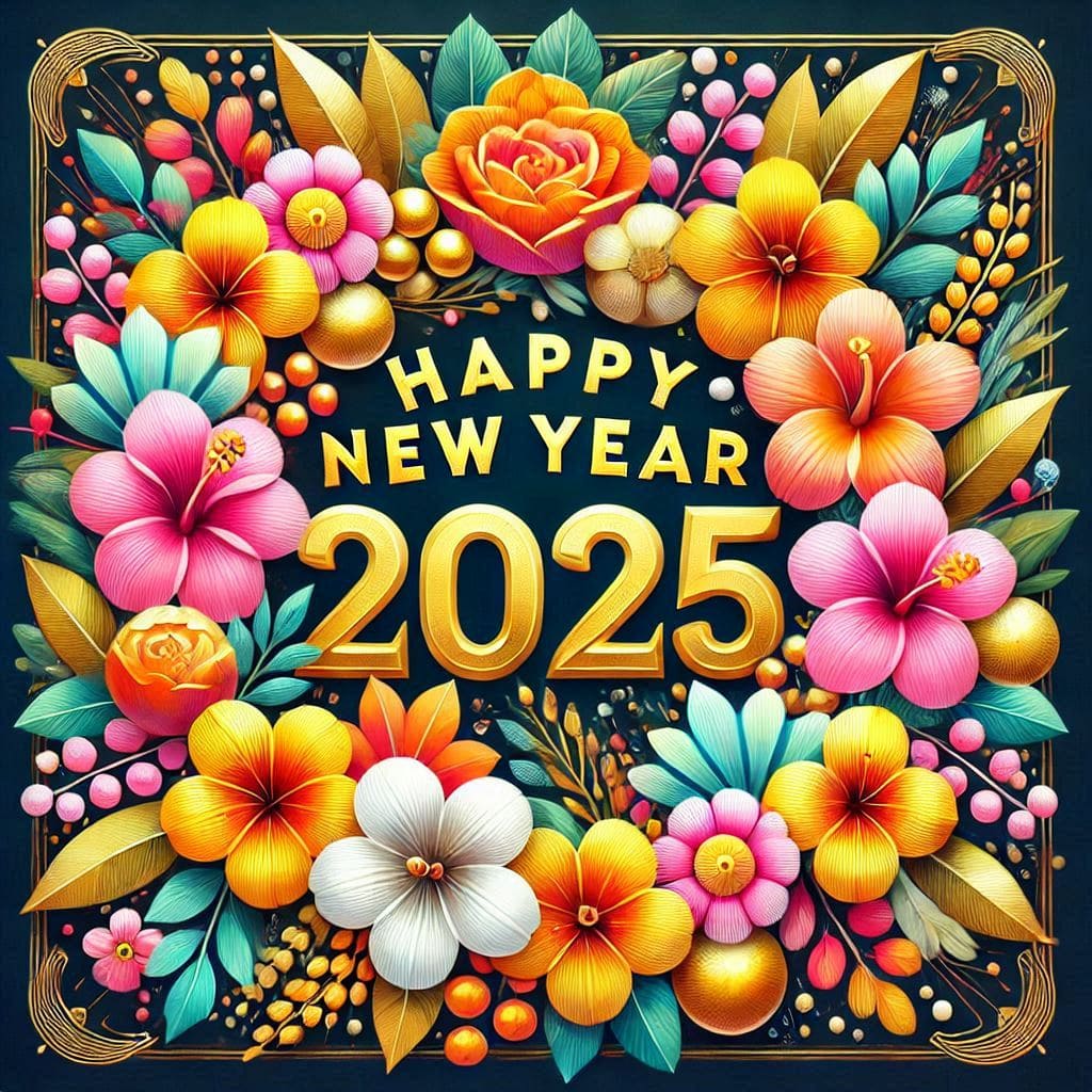 Happy new year 2025 wallpaper