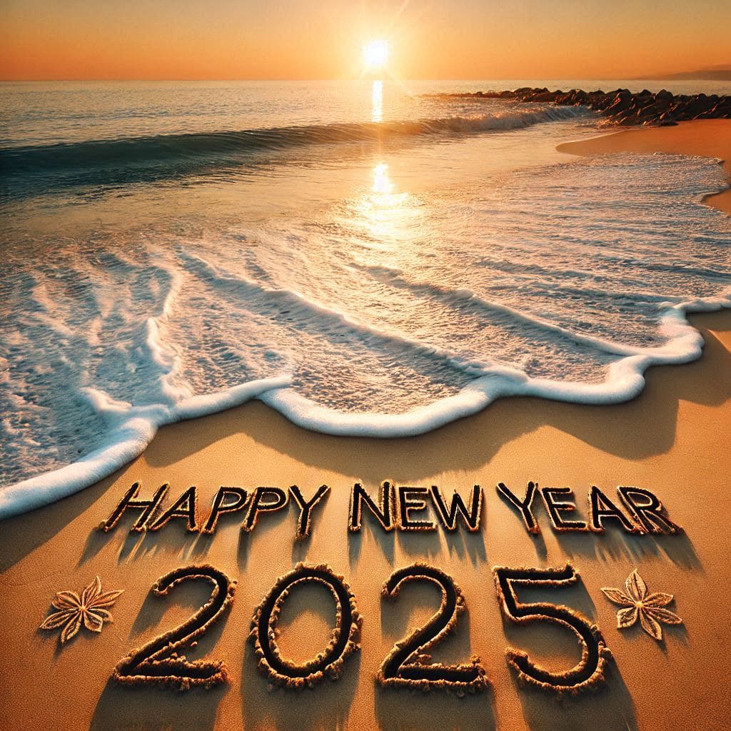 Happy new year 2025 wallpaper