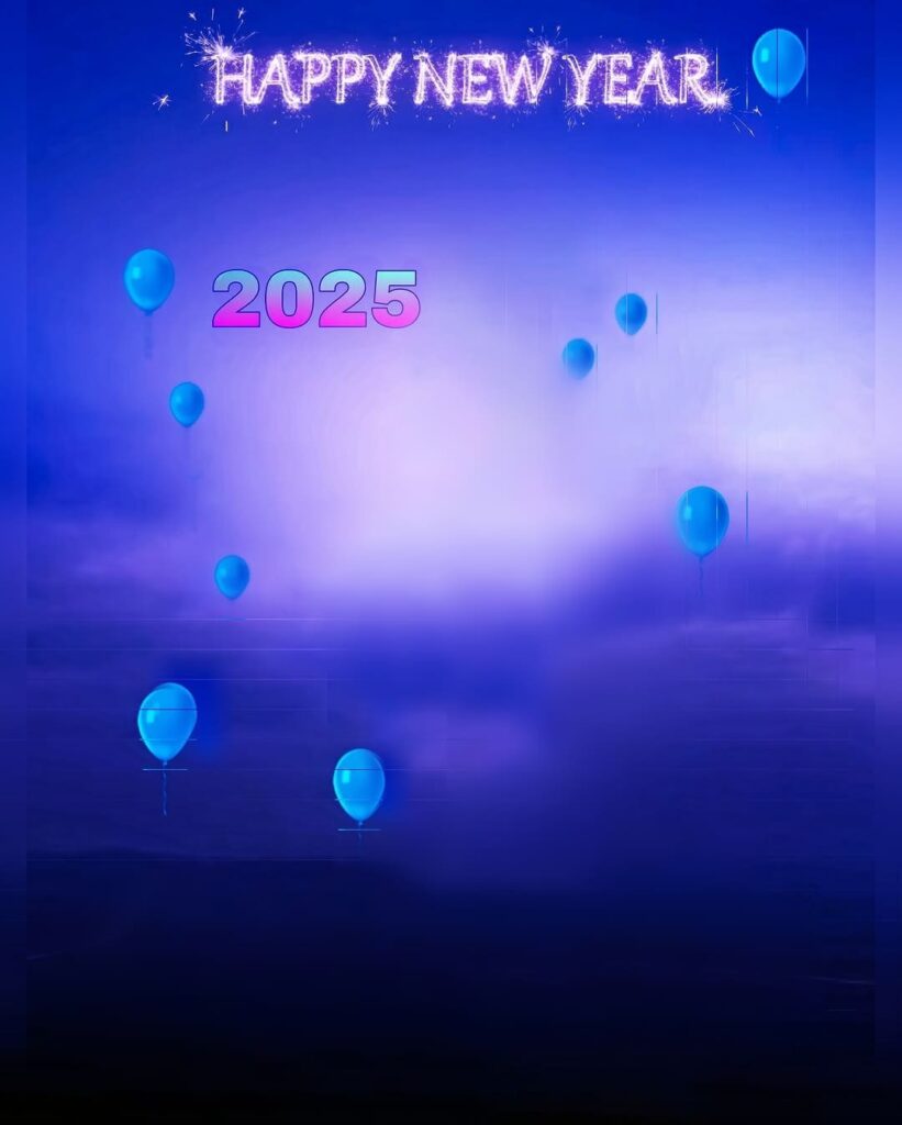 Happy new year background 2025 free 4k