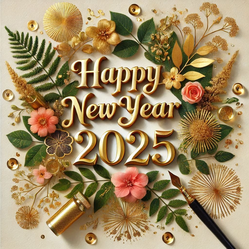 Happy new year design 2025