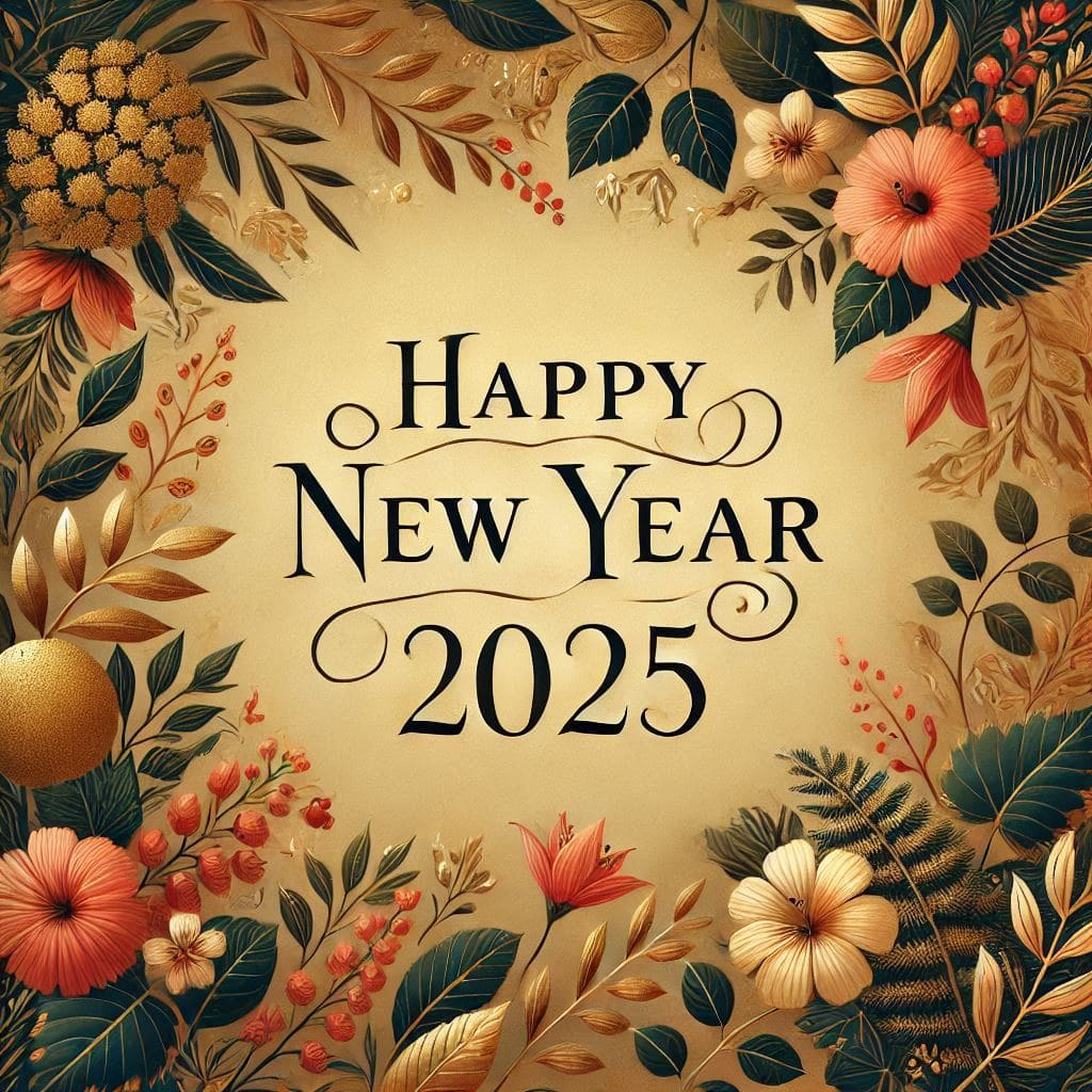 Happy new year wishes in english 2025