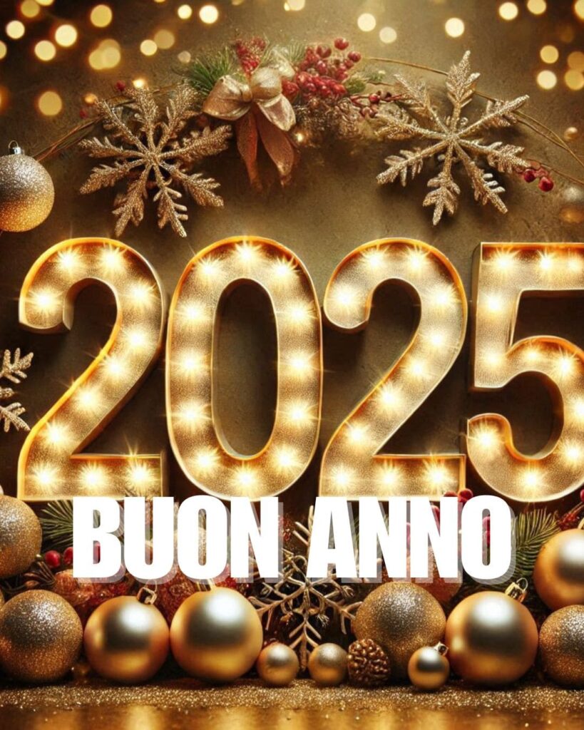 auguri di buon anno 2025 da inviare su whatsapp