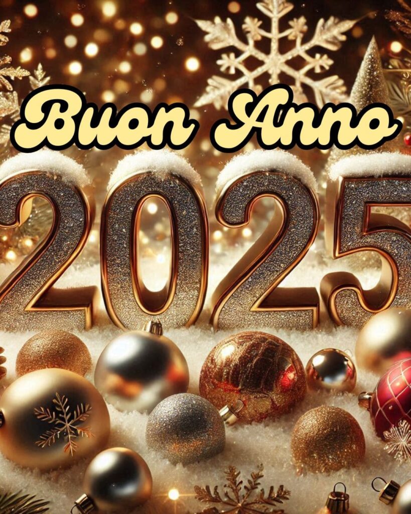 auguri di buon anno 2025 immagini