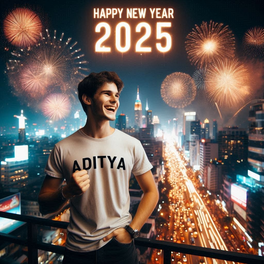 happy new year 2025 bing ai image creator 4k