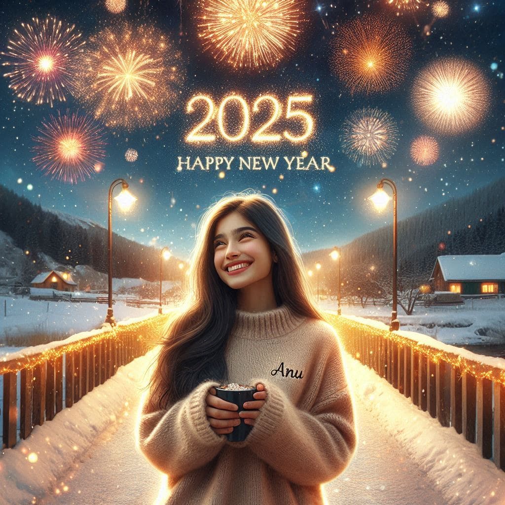 happy new year 2025 bing ai image