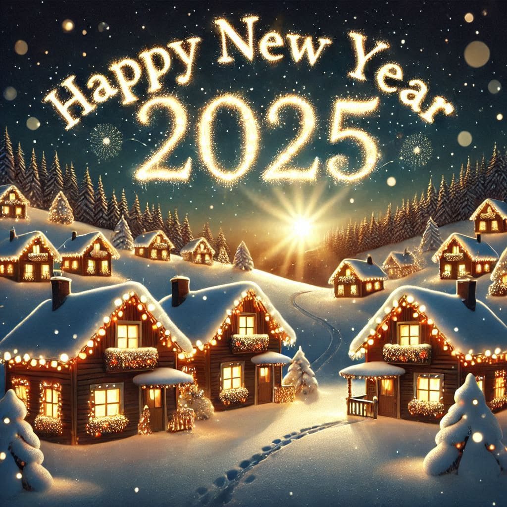 happy new year background 2025