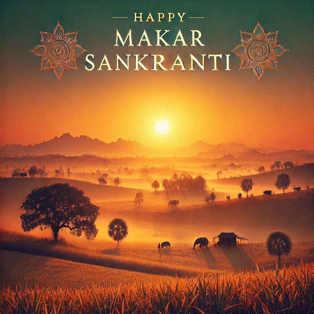 Makar sankranti banner background png