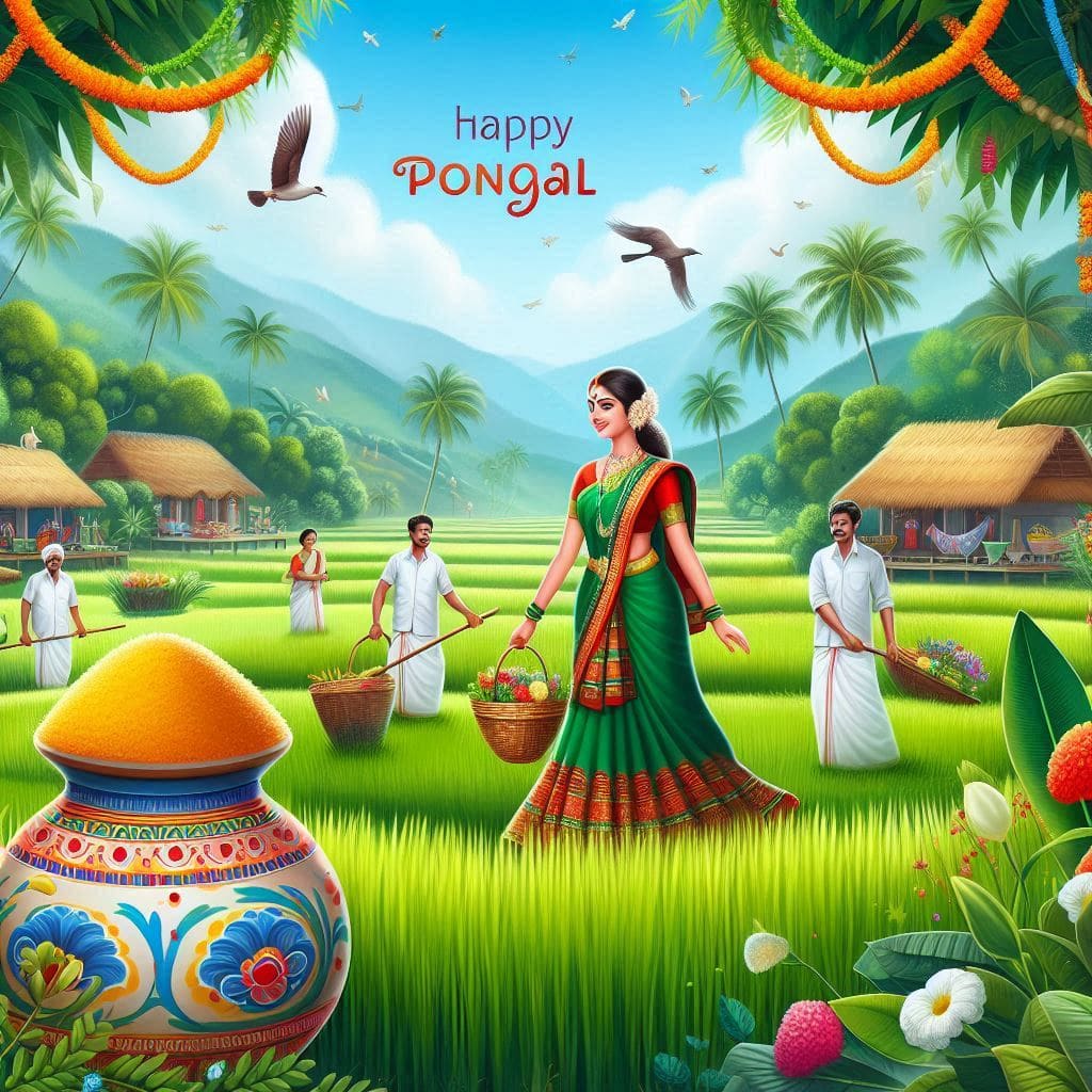 Pongal banner background hd images download