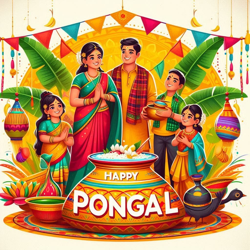 Pongal banner design free download