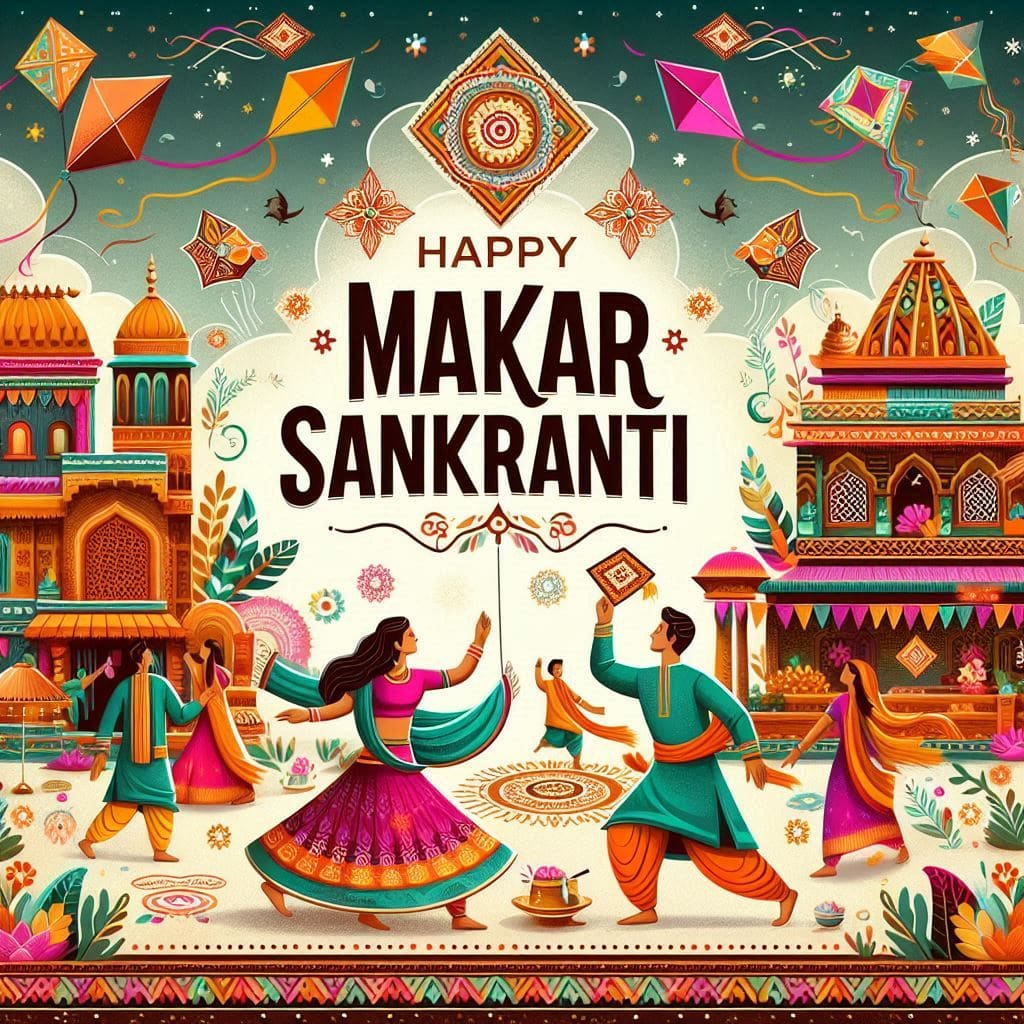 makar sankranti banner editing background