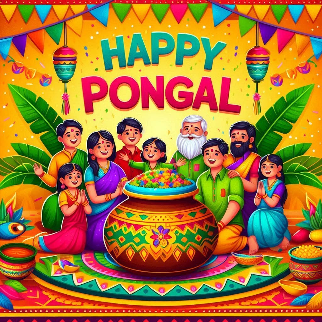 pongal banner background